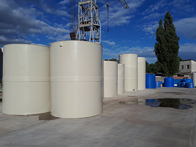 Пластиковые емкости PP, PE, PVC, PVDF